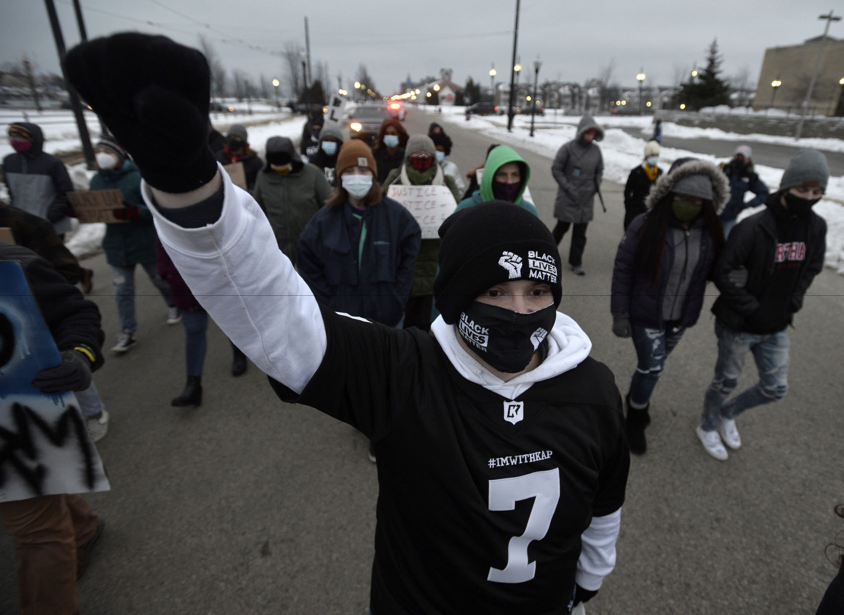 PROTEST TO REMOVE OFFFICER SHESKY